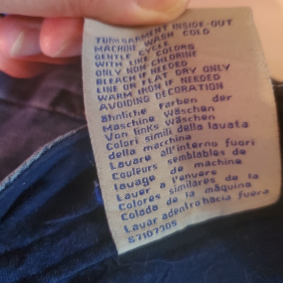 Seven 7 Premium Denim RustGold Rhinestone Embellished SZ 16 x32-33L Like New - Picture 12 of 17